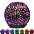 Colorful diffuser with firework design on a white background