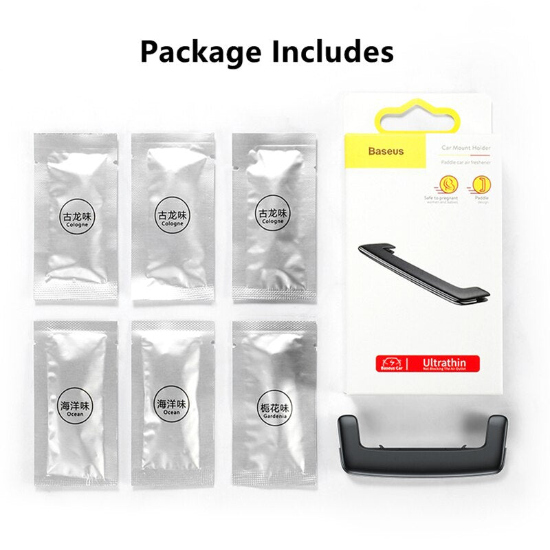 Product package with six small white packages and two larger items on a white background