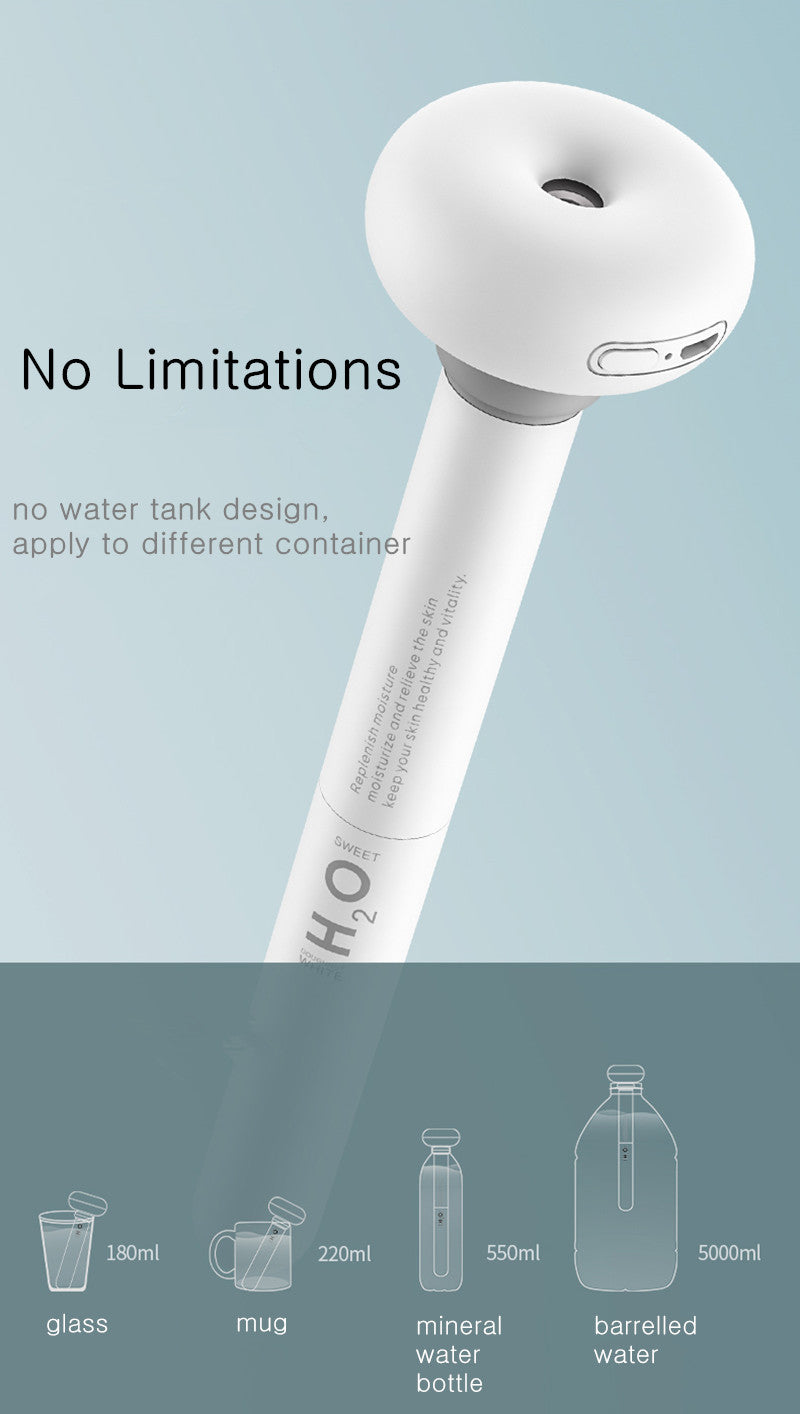 White water filter with text 'No Limitations' on a gradient blue background