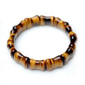 Tiger eye bracelet on a white background
