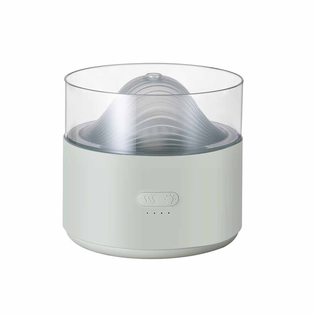 White and gray electronic device on a white background