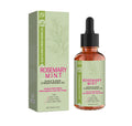 Rosemary Mint scalp and hair strengthening oil with packaging on a white background