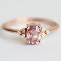 Alloy Inlaid Artificial Gem Geometric Insert Gemstones Diamond Ring