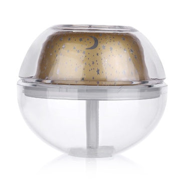 Cosmetic cream jar with gold cap on a white background