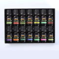 Box of 15 RHJY essential oil bottles on a white background