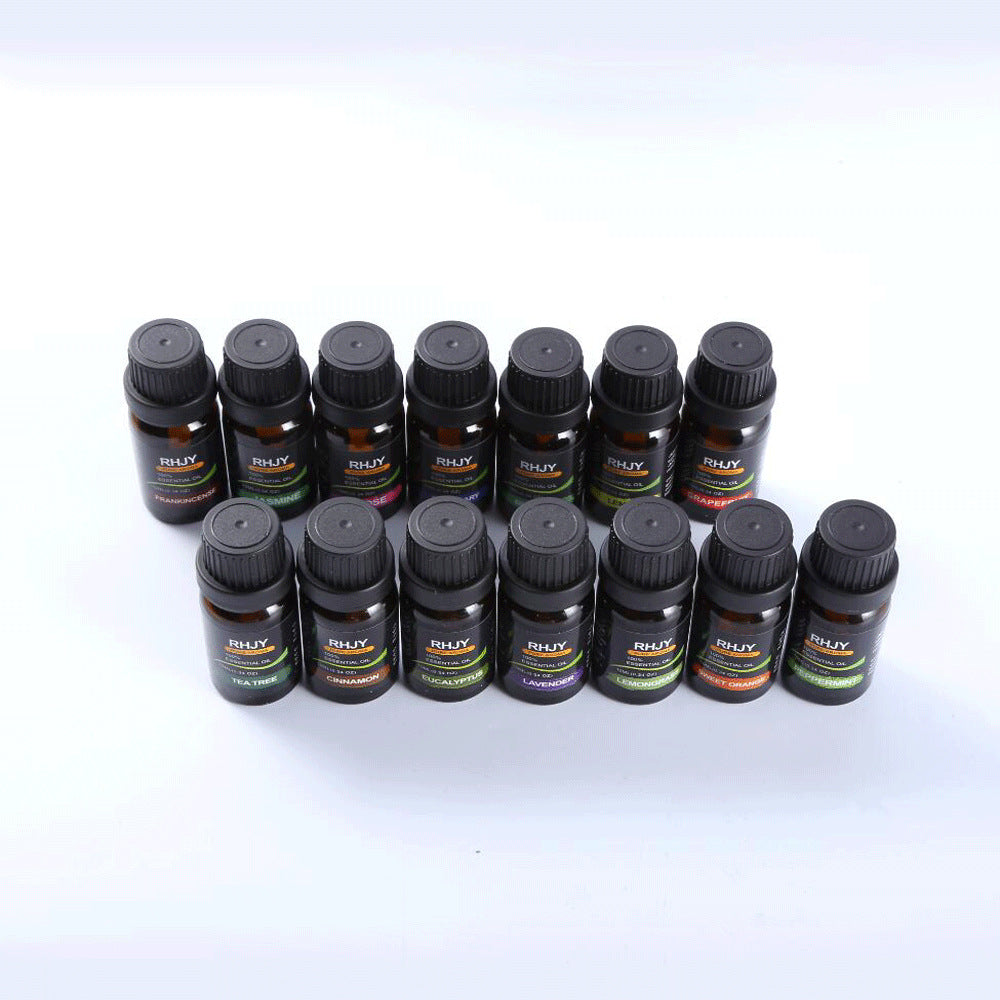 Multiple bottles of a product with visible labels on a white background