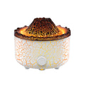 Decorative lamp with cracked design on a white background