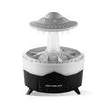 Futuristic-looking device with a UFO-like top on a white background