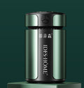 Green and black device with 'IDES HOME' branding on a green background